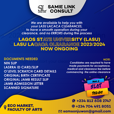 Samie link consult LACACA branding educonsult graphic design logo
