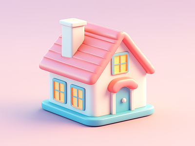 3D Cartoon House, 3D Pastel House, 3D Pastel Mascot House 3d ai design 3d ai house 3d cartoon home 3d cartoon house 3d cartoon logo 3d cute house 3d design 3d designer 3d house 3d house design 3d mascot 3d pastel house branding cartoon 3d cartoon house cartoon logo fiverr gerdoo graphic design illustration