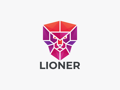 LIONER branding design graphic design icon illustration lioner logo