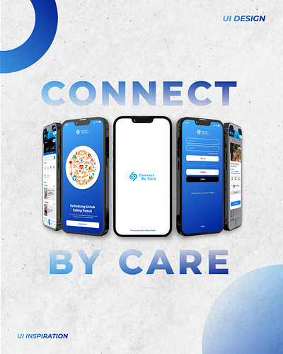 CONNECT BY CARE (UI INSPIRATION) branding graphic design hummanity mobile ui ui care ui design ui inspiration ui mobile uiux