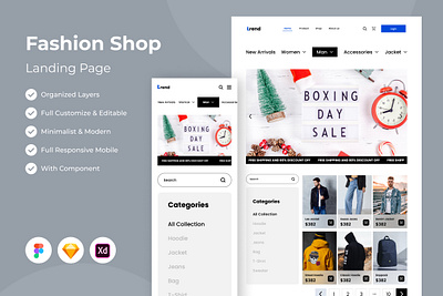 Trend - Fashion Landing Page V2 landing