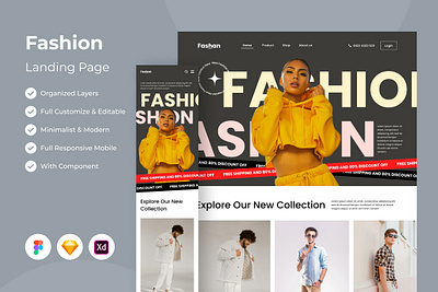 Fashan - Fashion Landing Page V2 landing