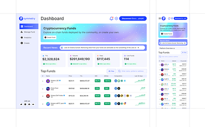 Symmetry App redesign