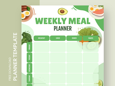 Meal Planning Free Google Docs Template business design doc docs free google docs templates free template free template google docs google google docs meal planner organiser planner planner design template week week planner weekly weekly meal planner weekly planner