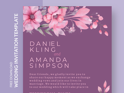 Simple Wedding Invitation Free Google Docs Template ceremony design doc docs document engagement espousal google google docs invitation template invitation invitation template invite marriage simple template wedding wedding invitation wedding invitation template wedding invite