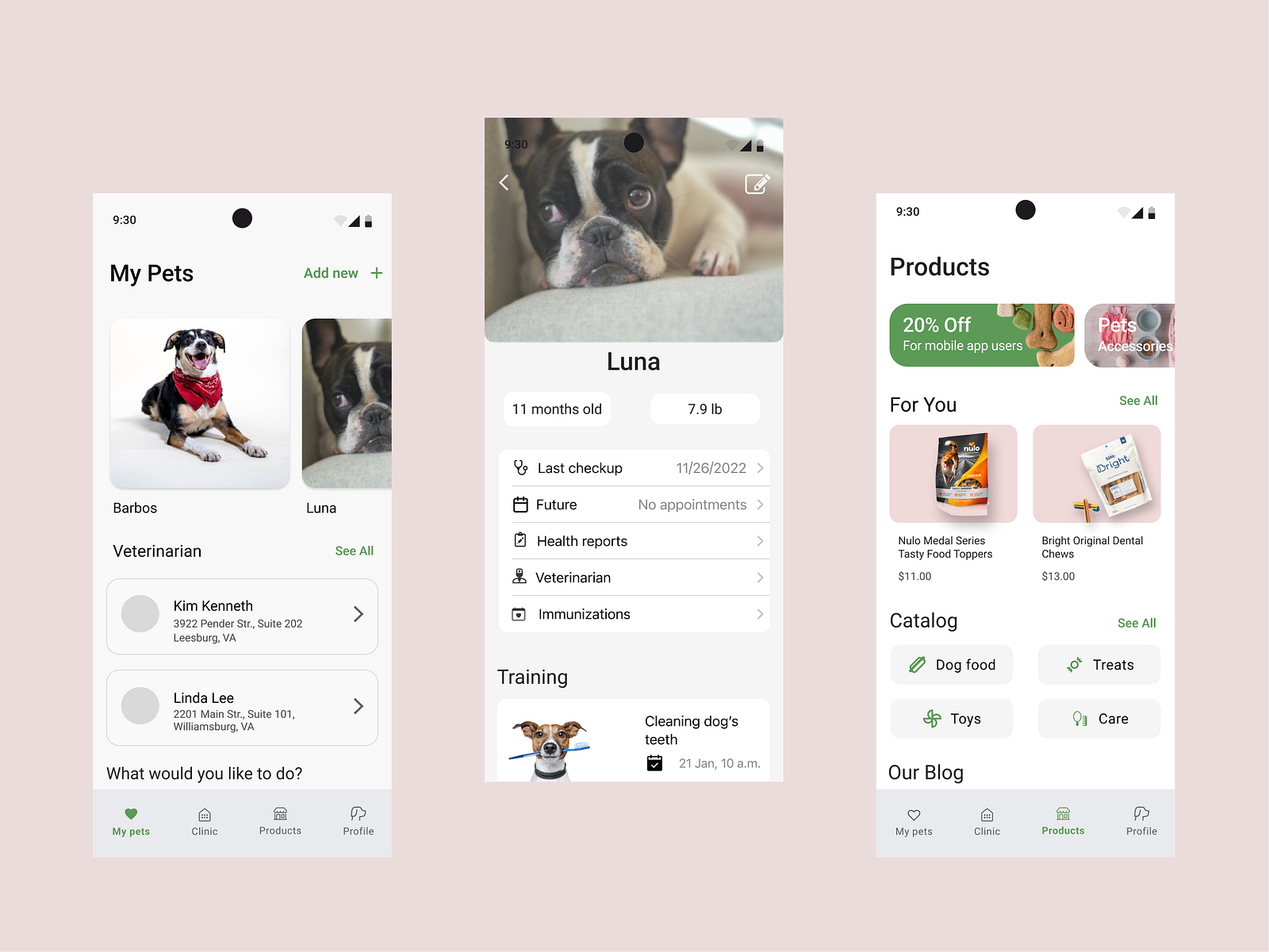 Vet Clinic App On Android By Umi Ismail On Dribbble vet-clinic-app-on-android-by-umi-ismail-on-dribbble