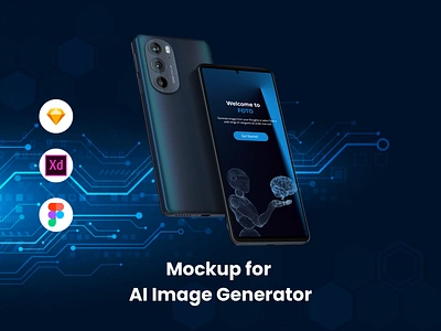 AI Image Generator App Design ai ai app ai image generator app app design application concept design graphic design ui ui design