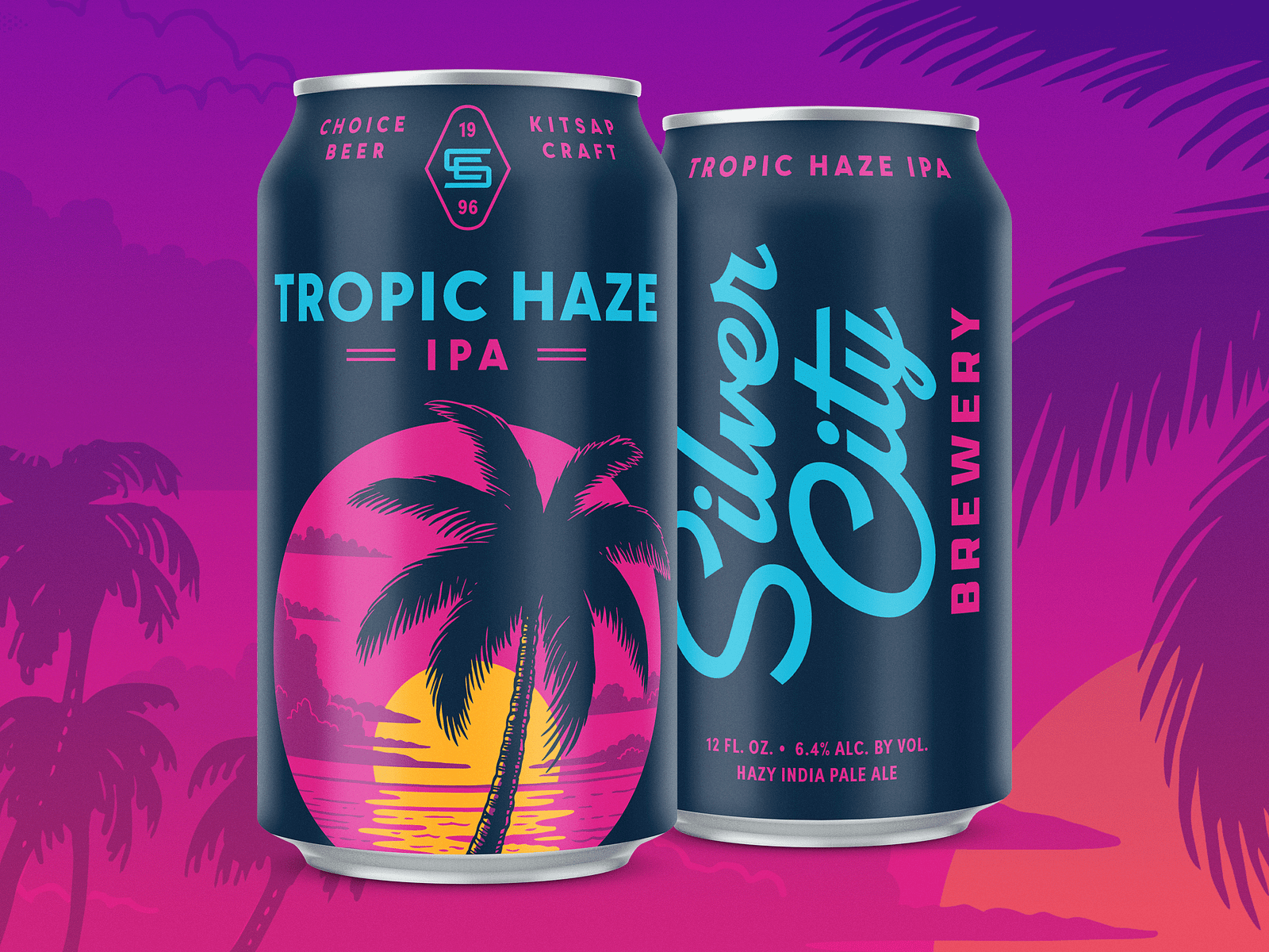 Tropic Haze IPA by Chad Gowey for Blindtiger Design on Dribbble