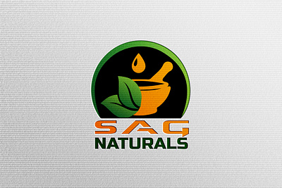 Natural organic logo design modern emblem