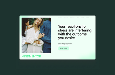 Mind Mentor – Hero Section Redesign Concept design herosection ui webdesign website