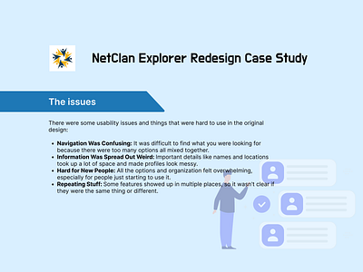 NetClan Explorer Redesign app design branding redesign ui ux