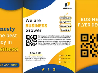 Business flyer design business flyer corporate flyer design flyer flyer design graphic design illustration
