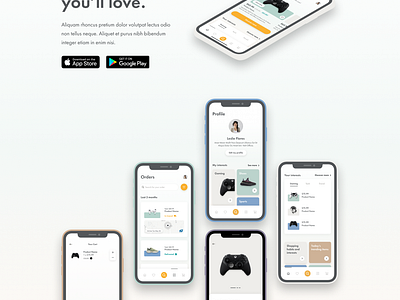 Ecommerce Landing page animation appdesign branding design ecommerce figma graphic design landingpage logo motion graphics ui uidesgin uidesignn uiux webdesign