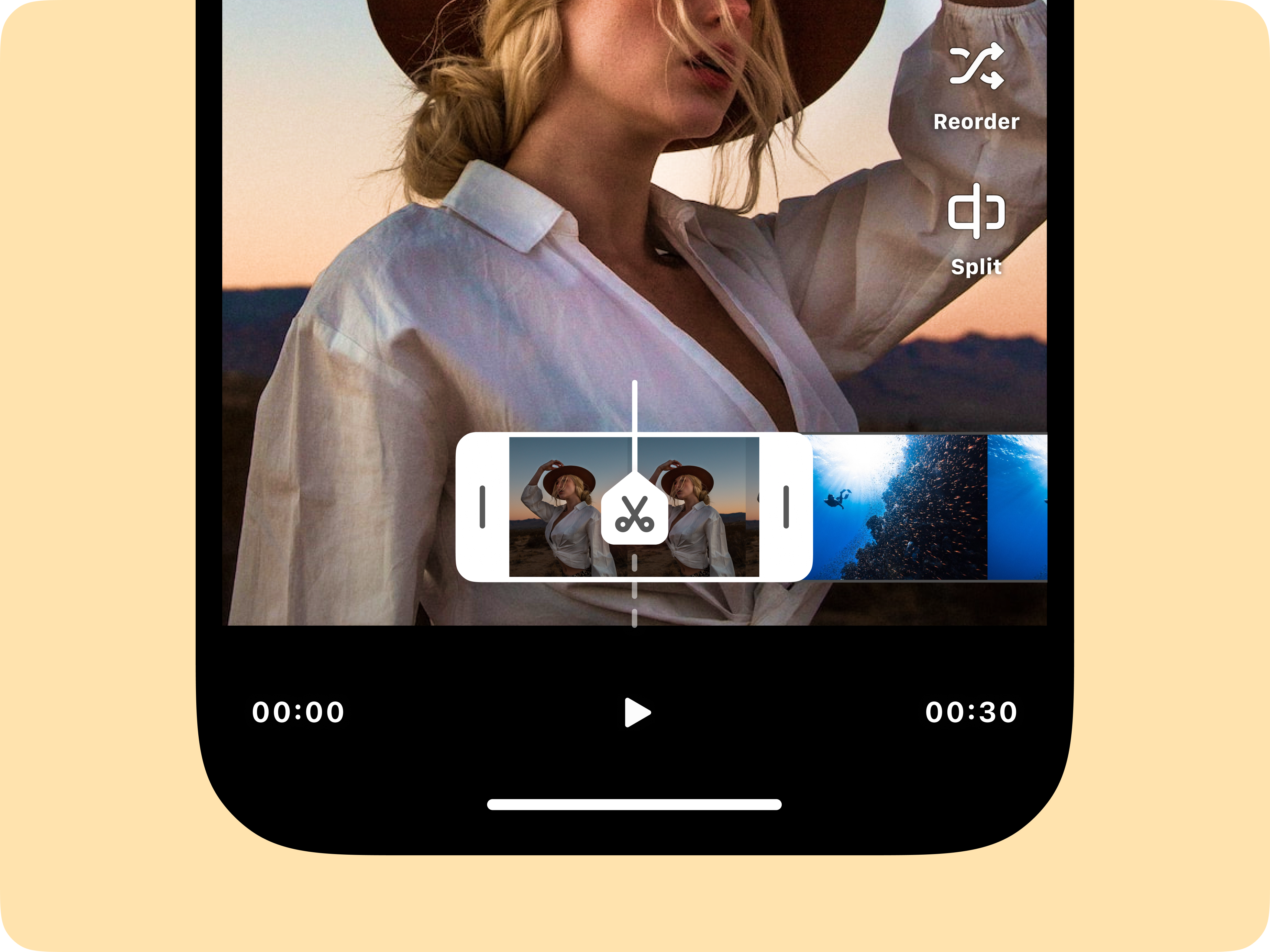 Prequel app: Photo & Video consistency android app apple application crop video design patterns design system ios mobile montage tools prequel product design trim video ui ux video editor