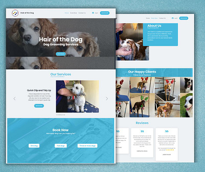 The Hair of the Dog Website wix wix design wix studio wix website wix website design