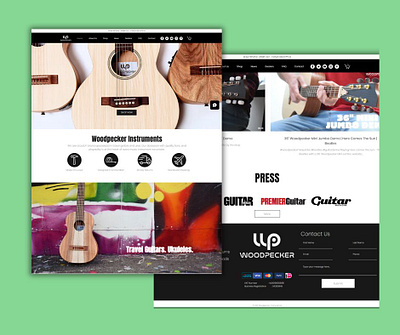 Woodpecker Instruments squarespace wix wix editor x wix website wix website design
