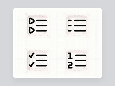 Drawing list icons in seconds ✨ in Figma animation drawing figma plugins icon icon design iconography icons illustration list list icon motion graphics vector