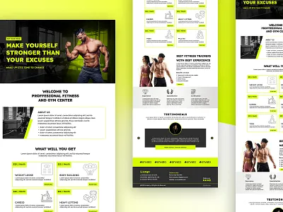 Fitness Gym Email Newsletter abdulhsaimon e newsletter email email design email newsletter email newsletter design email template enewsletter fitness gym gym email landing marketing web design