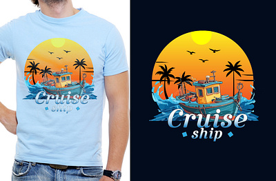 Ship T-shirt Design adobe illustrator brand identity branding clothing designs fashion fashion design shirt t shirt tshirt tshirt design tshirts typography