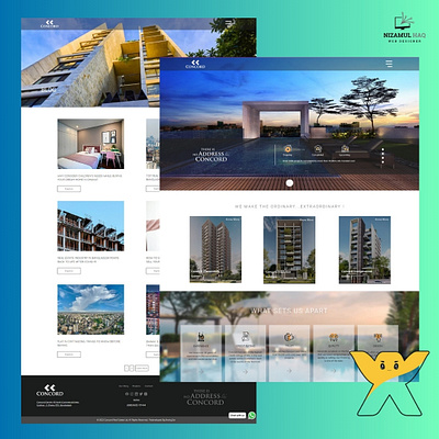 Real-estate Website which was designed by me. nizamul haq nizamulhaqofficial real estate website website design wix wix landing page wix website