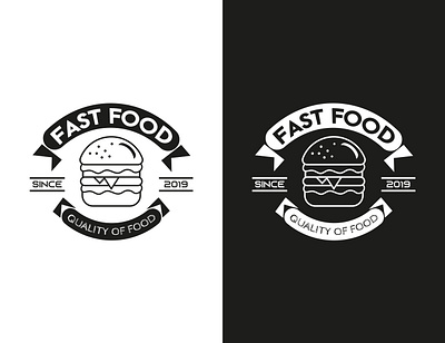 Fast Food Burger Logo. adobe illustrator adobe photoshop advertisment design baner design company logo design design flyer design graphic design icon design logo poster design t shirt design template design