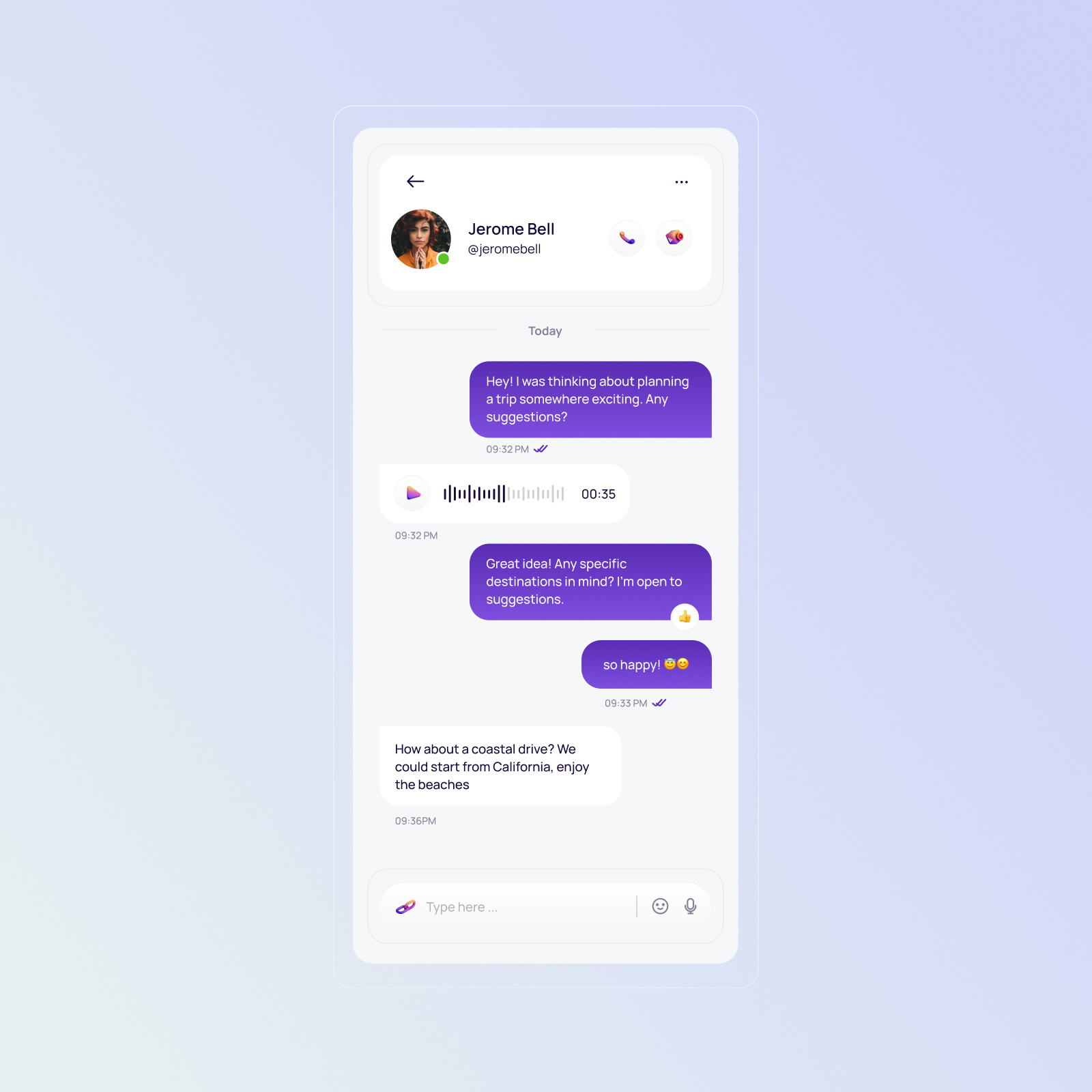 Chat Mobile App Design card chat chat app chatting clean message messaging mobile mobile app ui ux