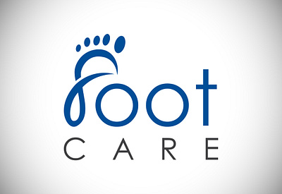 Foot care logo sign