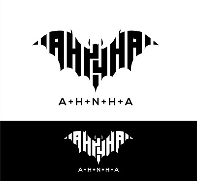 LOGO BAT AHNHA MONOGRAM 3d animation branding graphic design logo motion graphics ui