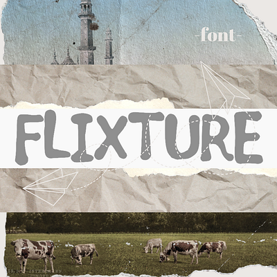 FLIXTURE | Font design vector