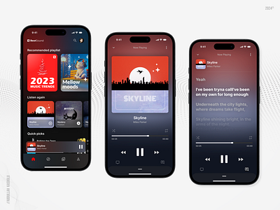 Music Player App app design music musicapp ui ui ux ux