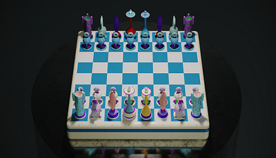 Another Kingdom art artwork chess contemporaryart design