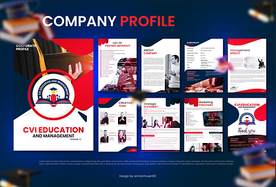 Company Profile Design brochuredesign businessproposal companyprofile design designer free freemockups freepsdmockup graphicdesinger psdmockup tshirtmockup
