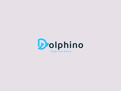 Dolpino logo branding design graphic design illustration line art logo vector