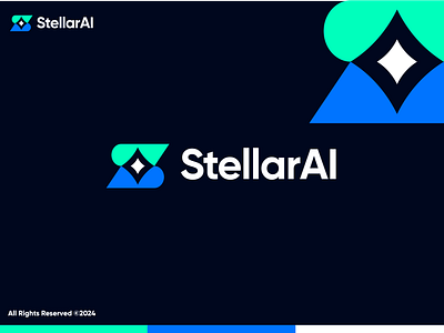 StellarAI Logo Design, Minimal Logo, Modern Logo, AI Logo ai ai logo artificial intelligence best logo designs data design future identity letter s logo design logo designer logo maker minimal logo minimalist logo modern logo software star stellar logo top logo designers