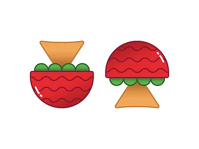Guac or Mush? guacamole illusion illustration mushroom