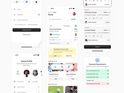 🏃🏻‍♂️ Progress app minimal mobile ui visual design