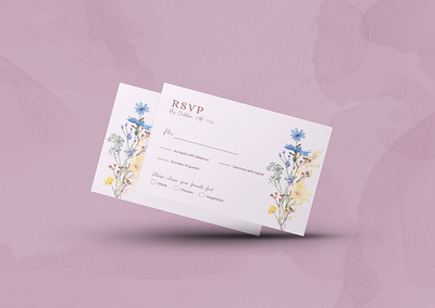 RSVP INVITATION 3d animation auntumn botanical branding flower graphic design invitation logo motion graphics rsvp ui