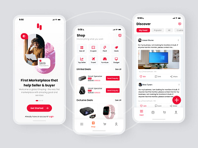 Global Shopping Assistance mobile app abstract logo app design clean ui branding logo ui ux