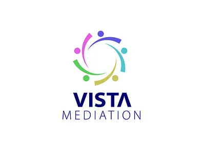 Vista Mediation branding logo logo design