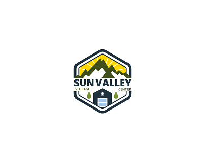 Sun valley branding logo logo design