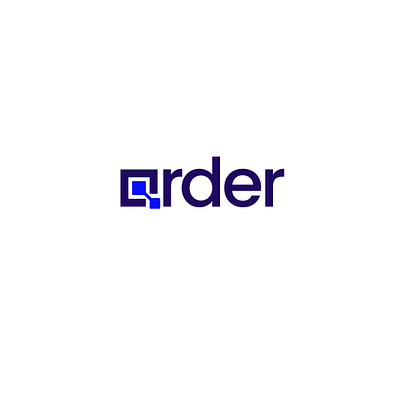 Qrder branding logo logo design