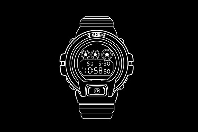 Casio G-Shock Vector Graphic casio g shock vector watch