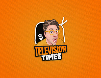 Television Times Podcast With Steve Otis Gunn banner banner ad brand style guideline 2024 branding branding design fun logo fun logo design graphic design graphic designer illustration logo logos design new logo design new trends 2024 podcast cover podcast logo podcsat television times logo tv logo vector