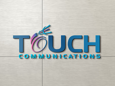 Touch communication is an Internet service company. @vectplus brand identity branding brodband graphic design internet lofofolio logo logos typeface logo vectplus