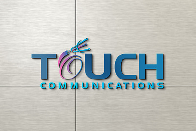 Touch communication is an Internet service company. @vectplus brand identity branding brodband graphic design internet lofofolio logo logos typeface logo vectplus