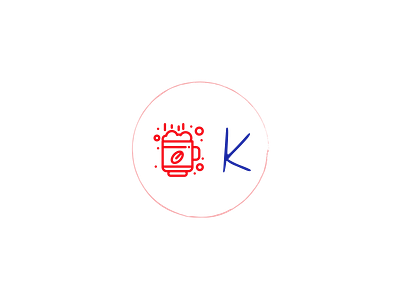 K beer brand branding design graphic design illustration letter logo modern