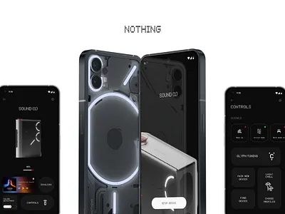 Nothing Sound (1) Concept UI music screens music uiux nothing nothing concept sound ui ui ui concept ui screen uiux