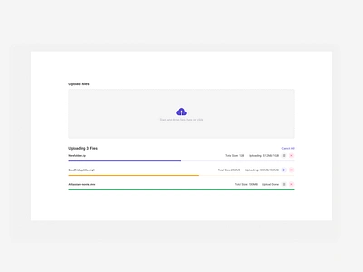 File upload UI design for SaaS filedesign fileupload saasappdesign ui uidesign uploaduidesign uxdesign webdesign webui webuidesign