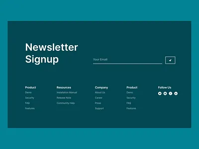 Web Footer Concept branding design figma graphic design inspiration landing