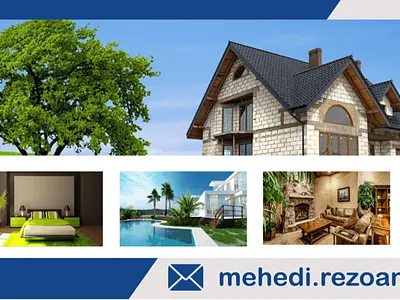 Real Estate banner design banner design branding design email template figma design graphic design illustration landing page design real estate bannerdesign ui uidesign